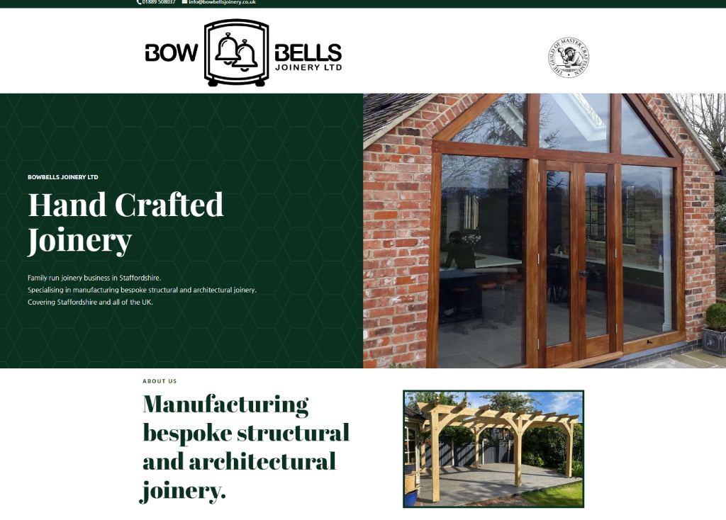 BowBells Joinery BowBells Joinery Business Brochure Website